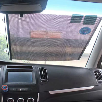 Retractable Sunshade Blind Roller Curtain Car Sunshade Room Sunshade Curtain Blackout Roller Blind Thermal Insulation Shutter